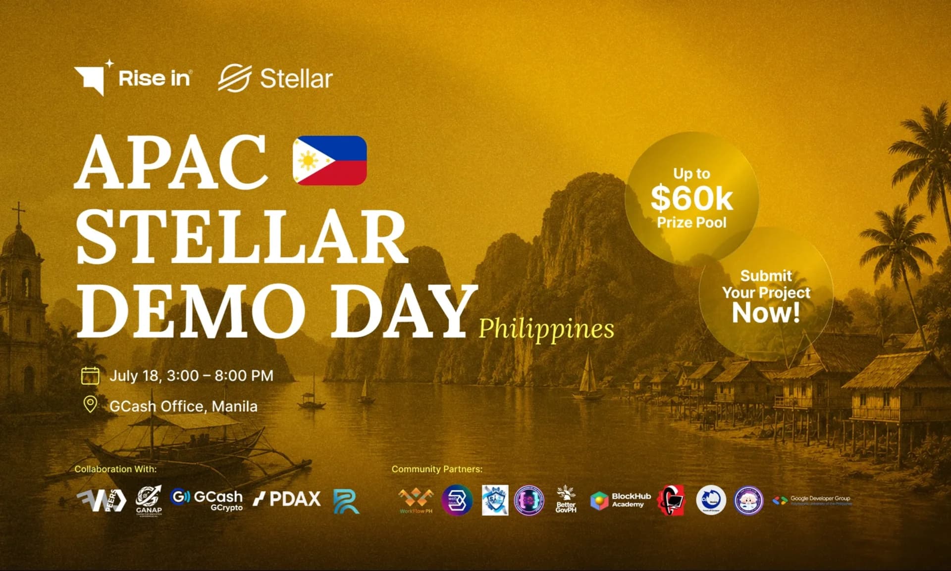 APAC Stellar Demo Day Philippines event poster