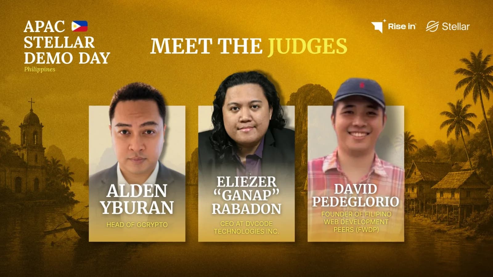 APAC Stellar Demo Day judging panel, group 1