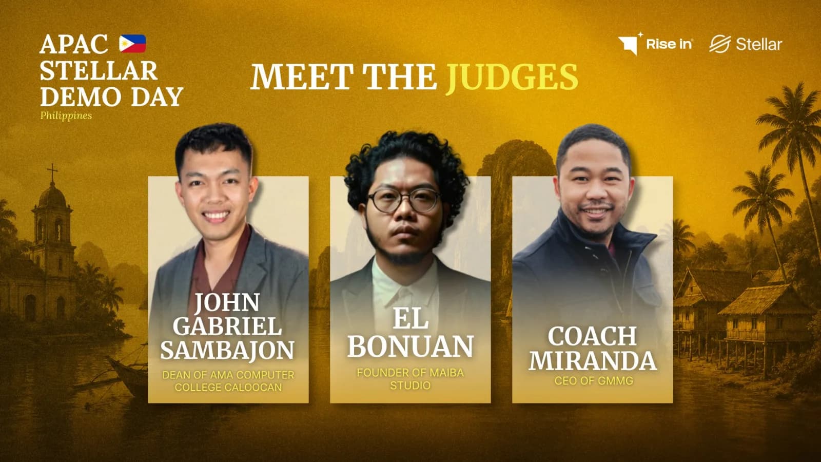 APAC Stellar Demo Day judging panel, group 2